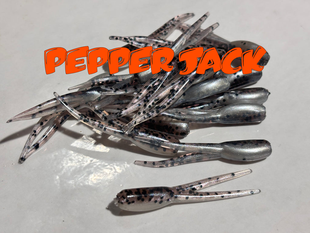 Big Thump Bait Co. Baby Shad Split Tail "Double Vision"