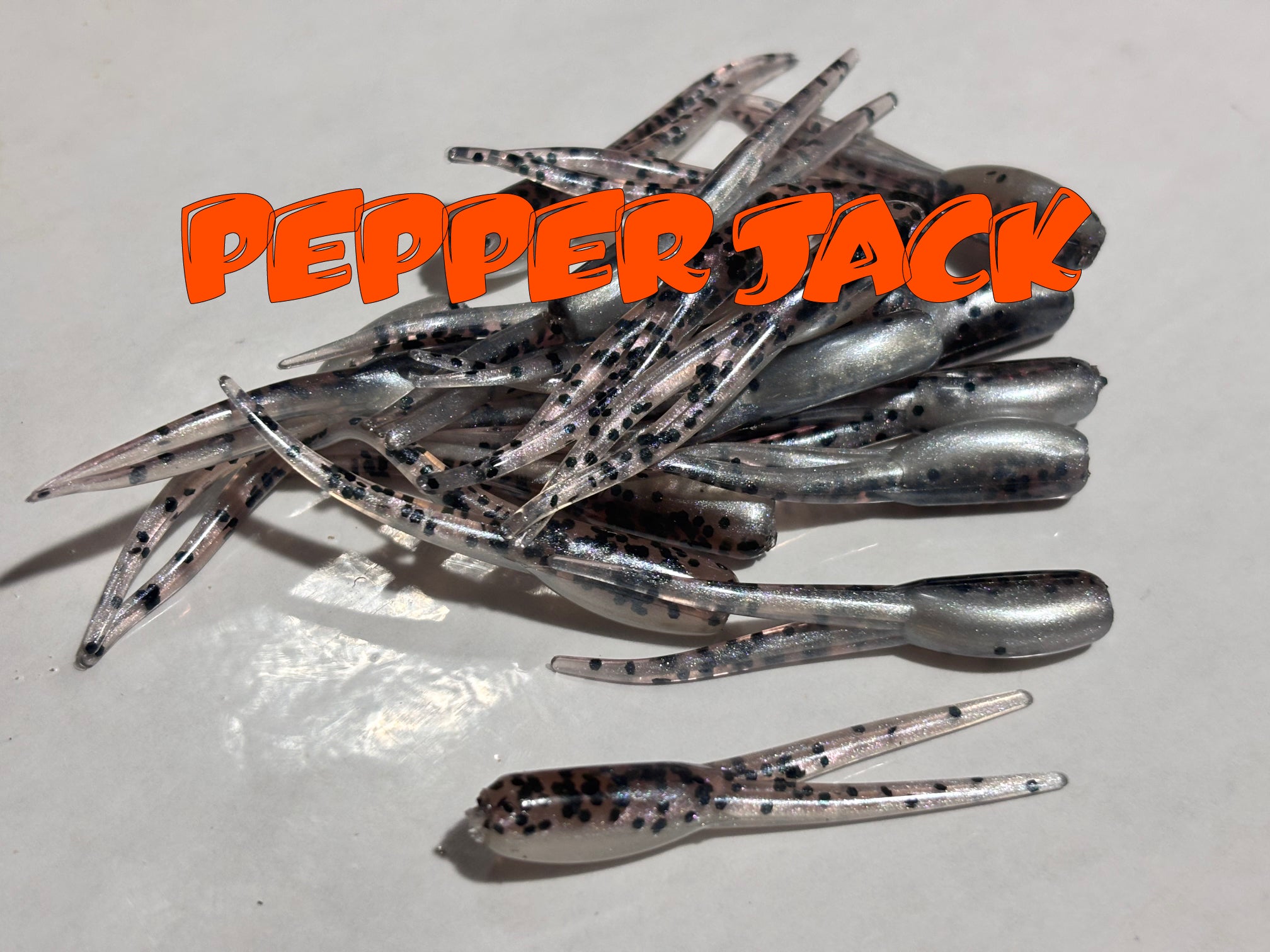 Big Thump Bait Co. Baby Shad Split Tail "Double Vision"