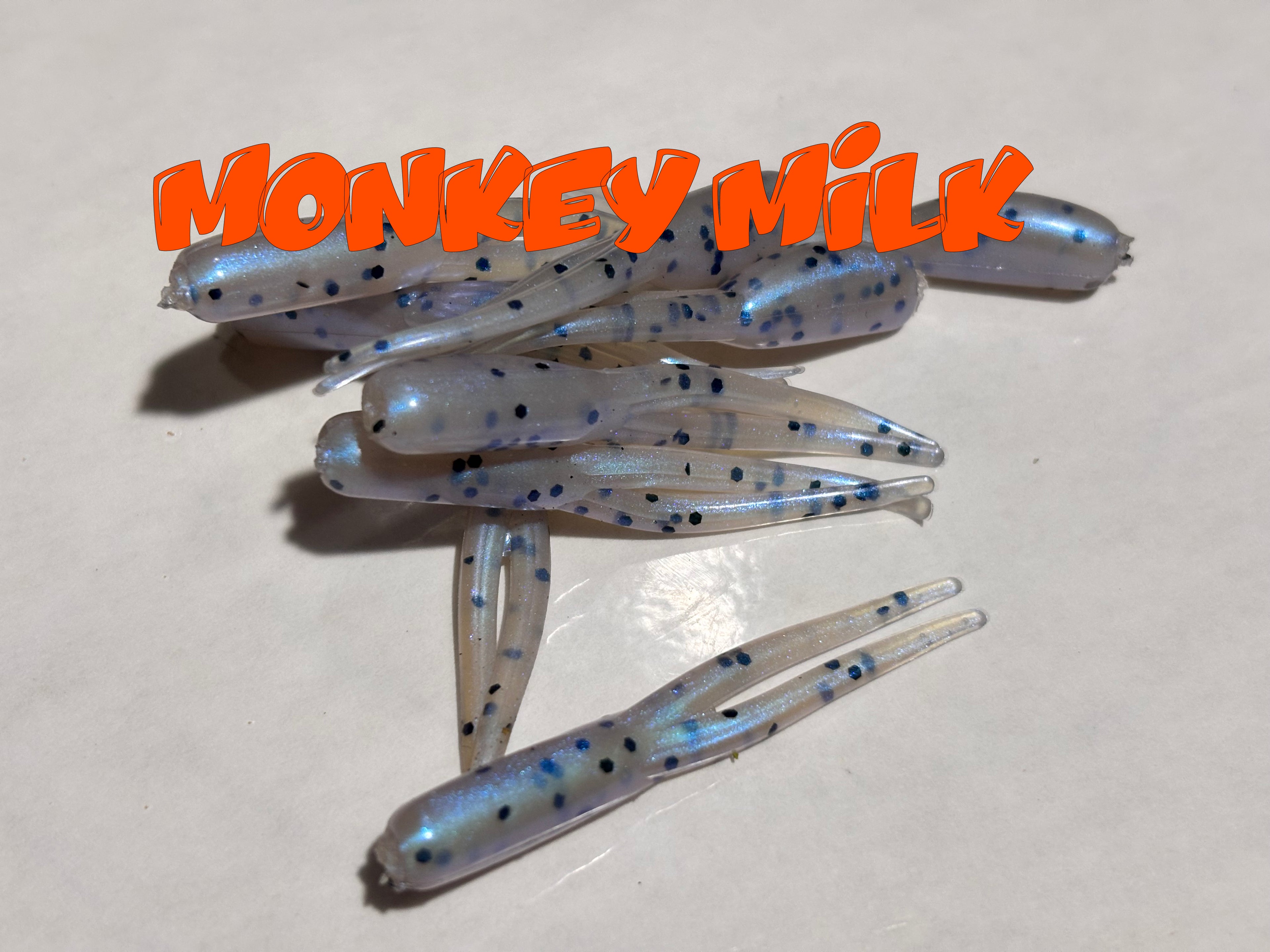 Big Thump Bait Co. Baby Shad Split Tail "Double Vision"