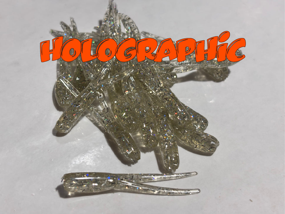 Big Thump Bait Co. Baby Shad Split Tail "Double Vision"