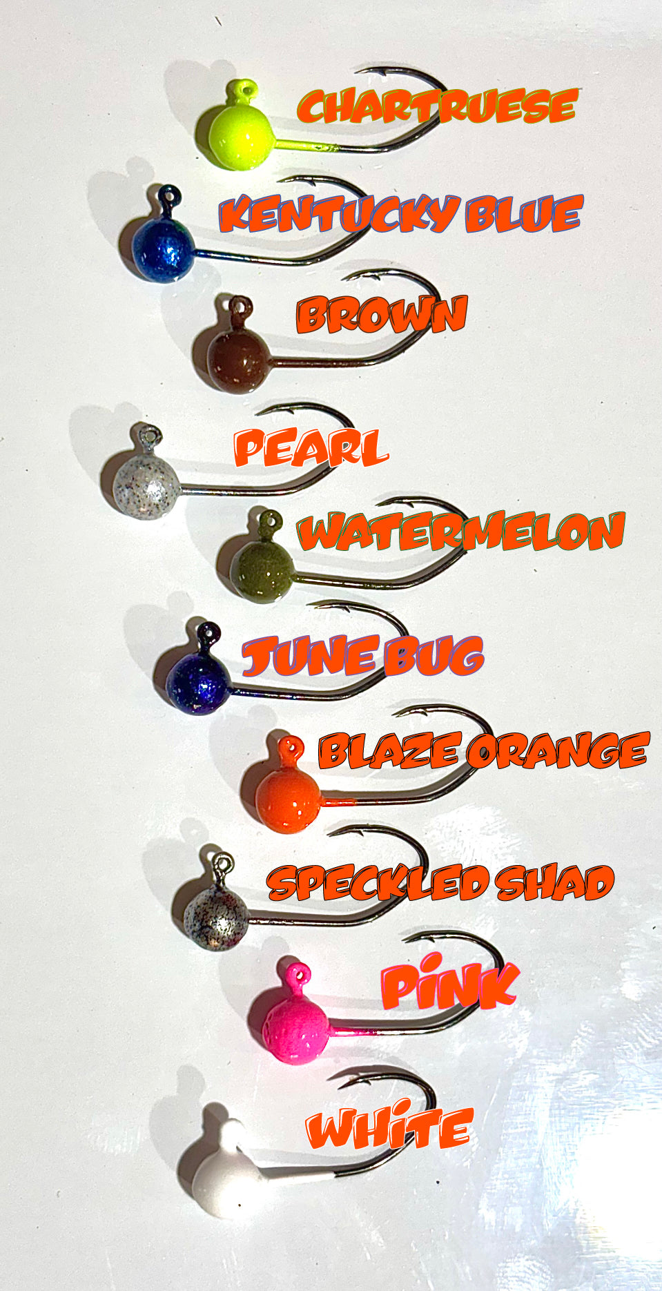 Big Thump Bait Co. Finesse Jig Heads Round Ball